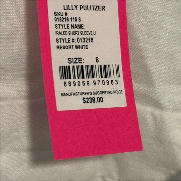 Lilly Pulitzer Iralee short sleeve linen dress - Picture 6 of 6